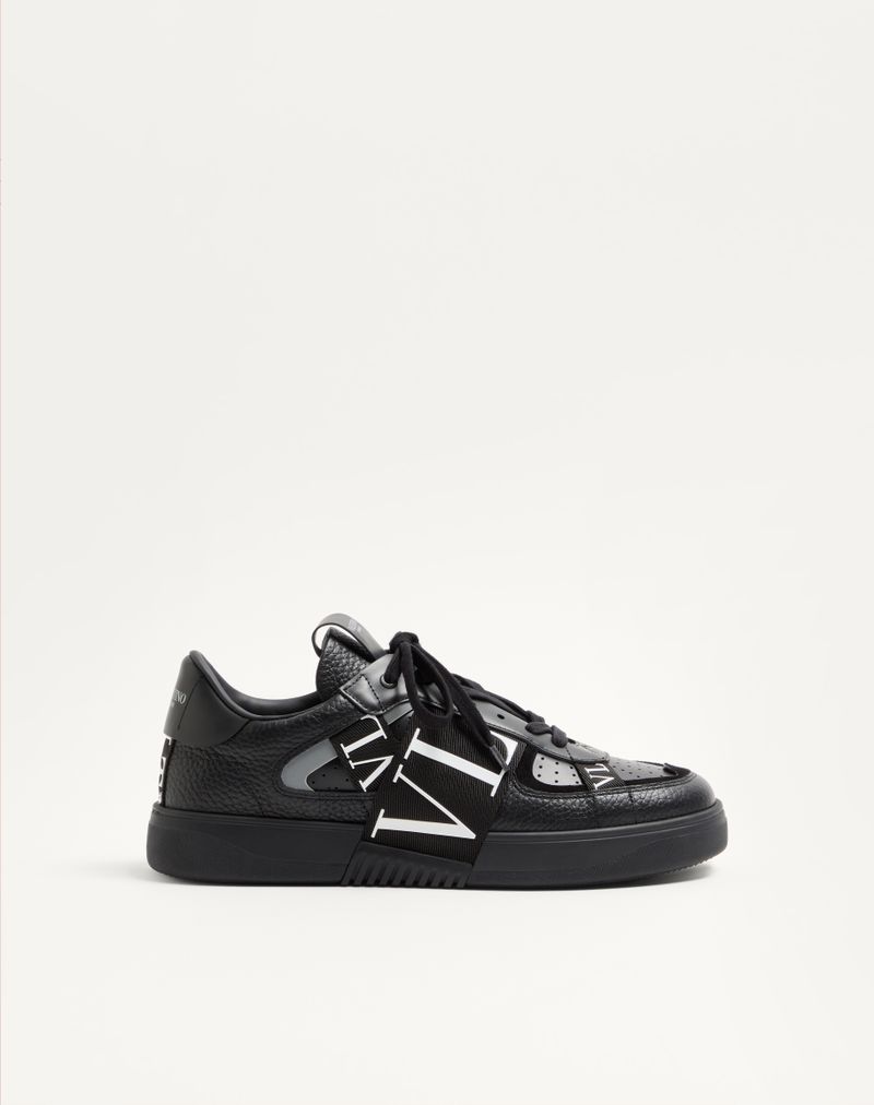 Baskets basses Vl7N en cuir de veau et rubans