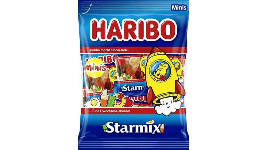 Haribo Fruchtgummi Mit Schaumzucker Starmix Minis 250 g