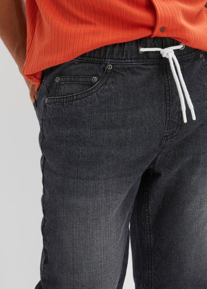 Schlupf-Jeans-Bermuda Regular Fit, (2er Pack)
