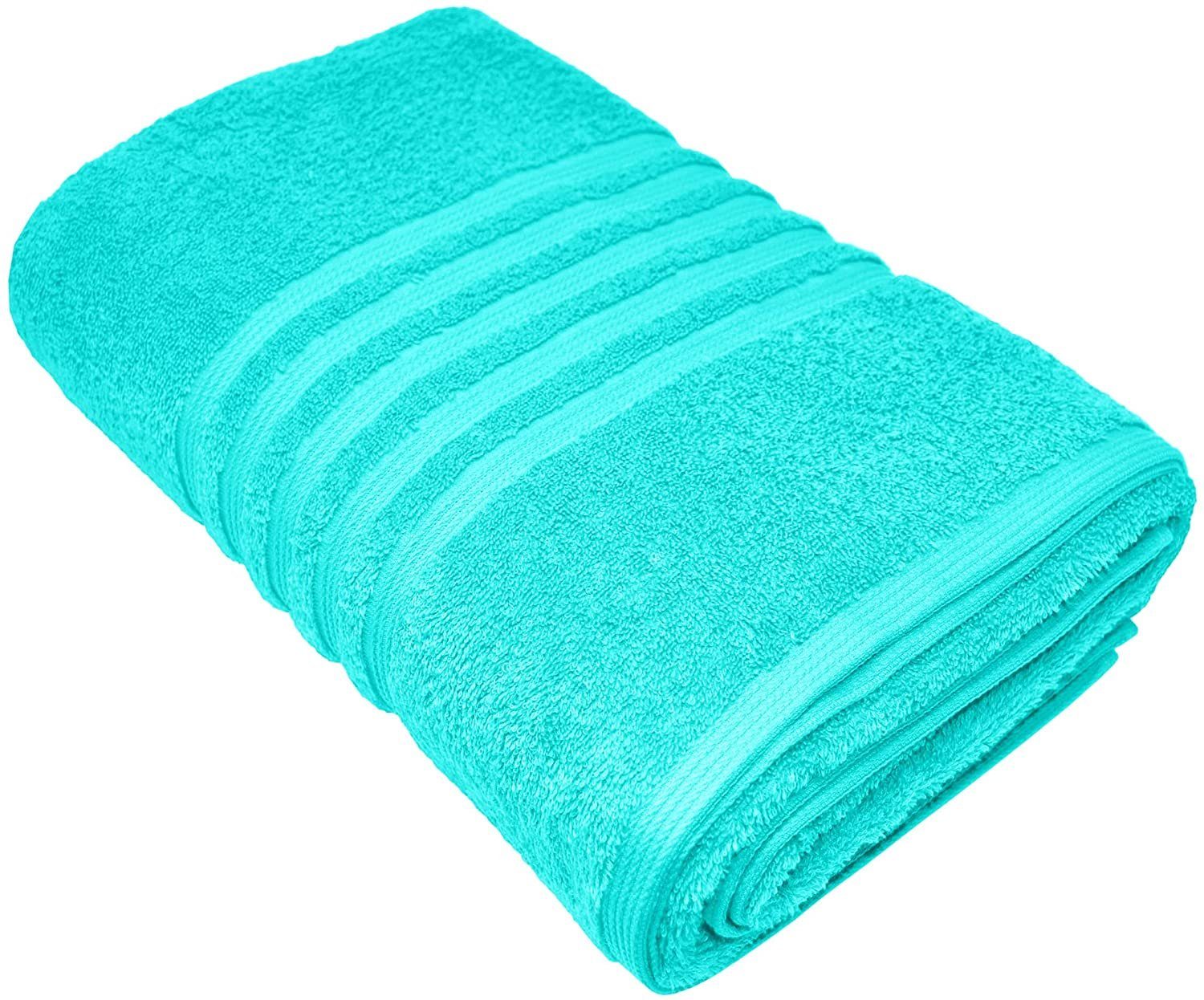 Lashuma Duschtuch London, Frottee (1-St), Saugstarkes Handtuch Türkis 70x140 cm