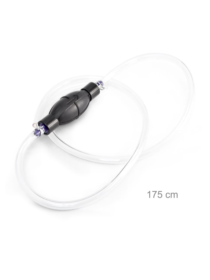 relaxdays Umfüllpumpe in Schwarz/Transparent - (L)175 cm günstig kaufen onesize