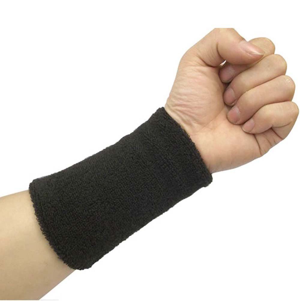 DRSEON Schweißband Sports Armbänder Elastische Baumwolle Handgelenk Bänder