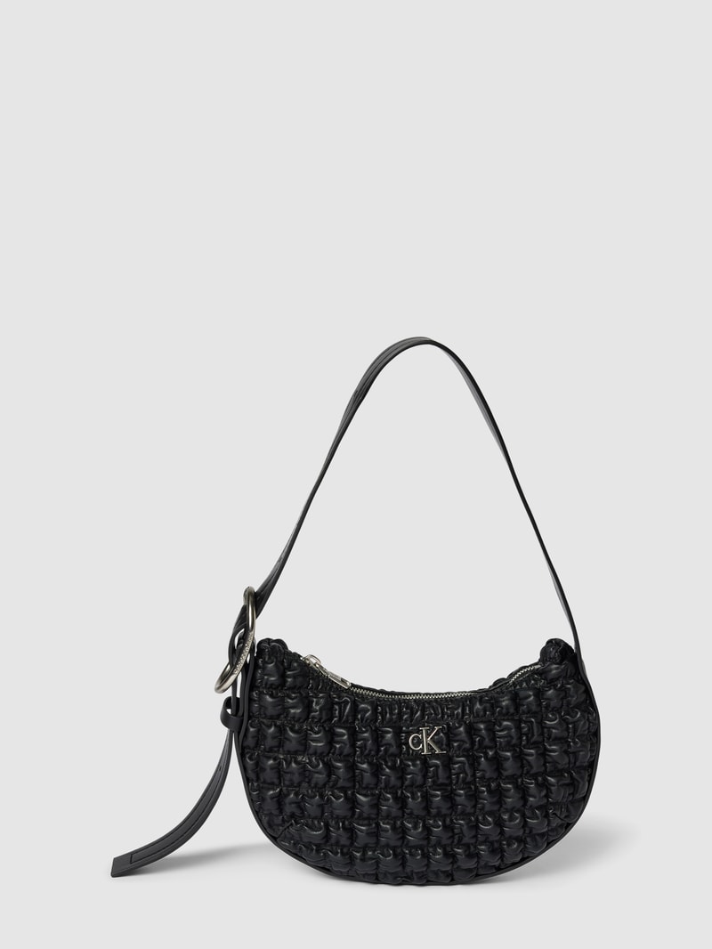 Pochette in Leder-Optik Modell 'CRESCENT' in black