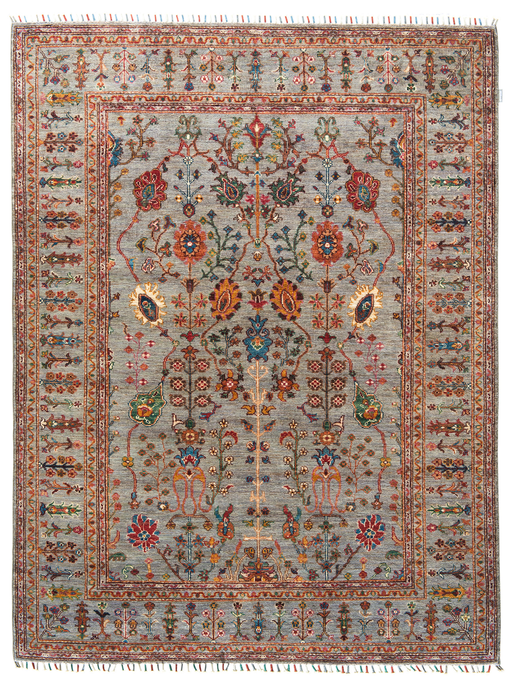 Kazak Ghazni ca. 154 x 195 cm, Unikat / Einzelstück