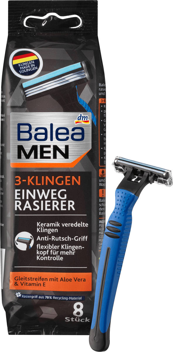 Einwegrasierer 3-Klingen, 8 St
