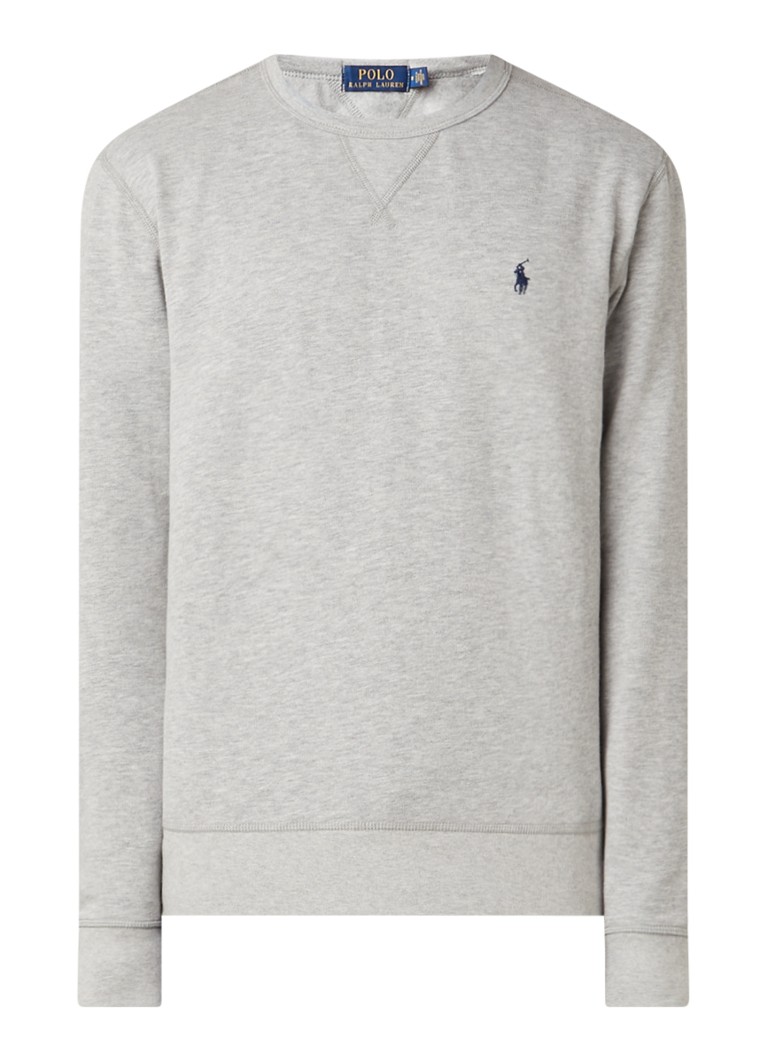 Ralph Lauren crew neck sweater with logo embroidery