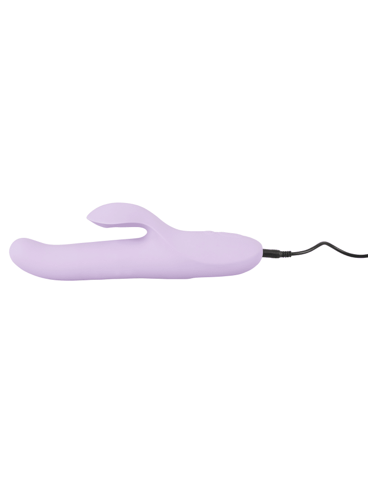 Sweet Smile Rabbitvibrator Thrusting Pearl Vibrator in lila günstig kaufen 23,5