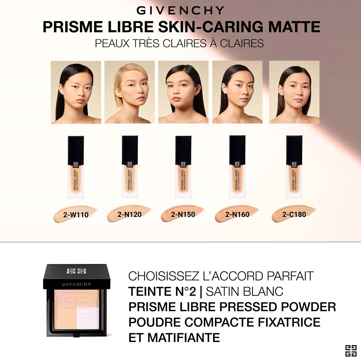 Givenchy Prisme Libre Skin - Caring Matte Fond de Teint Fini Mat Lumineux - 30 ml