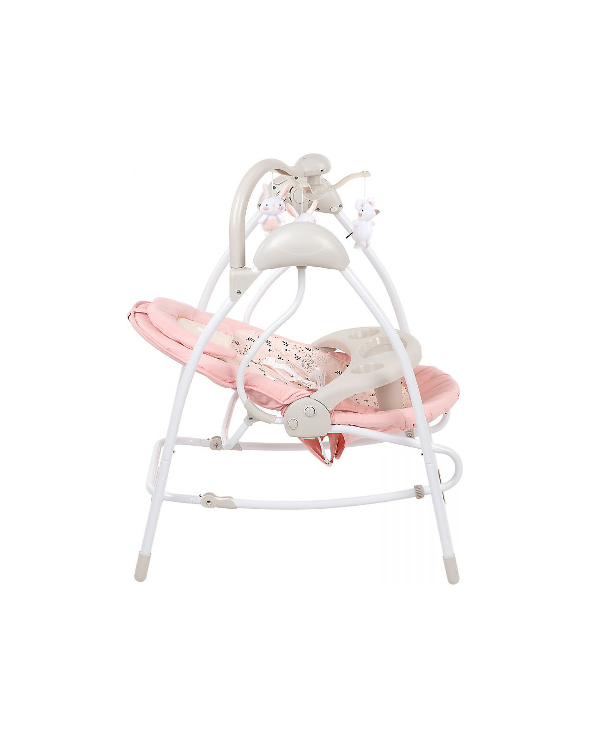 Babyschaukel Mia 2in1, Schaukelstuhl Musik verstellbare Rückenlehne Babywippen