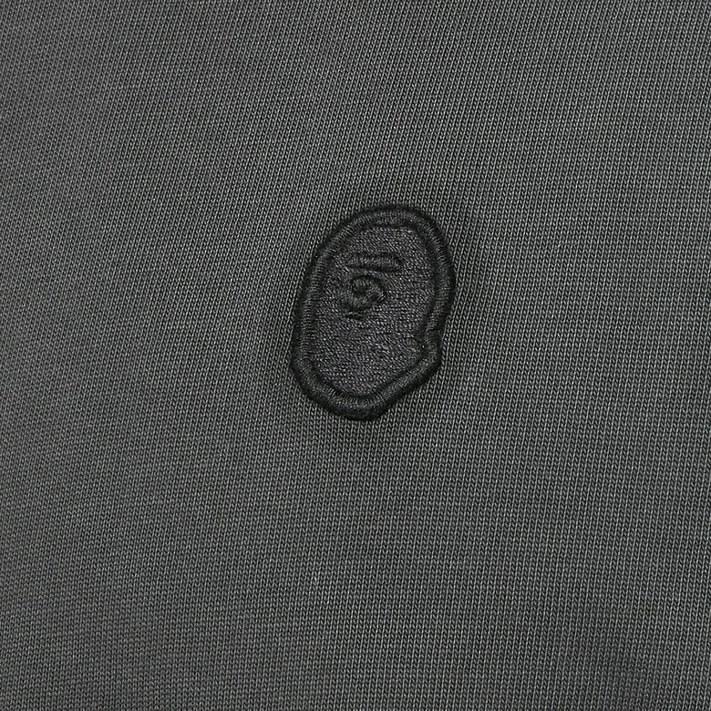 A Bathing Ape Ape Head One Point Garment Dyed Longsleeve M Black