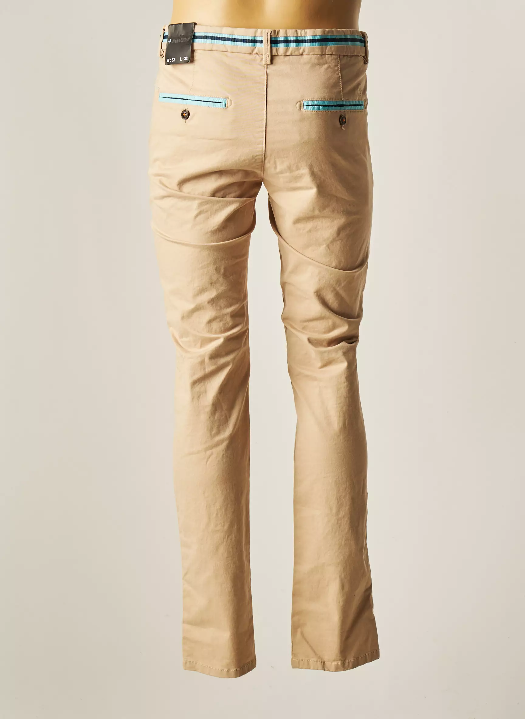 Haze Finn Pantalons Chino Homme couleur beige