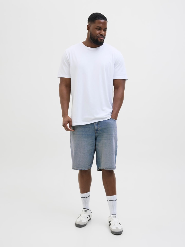 JACK & JONES PLUS Jeans-Shorts in Blue Denim 1 günstig kaufen