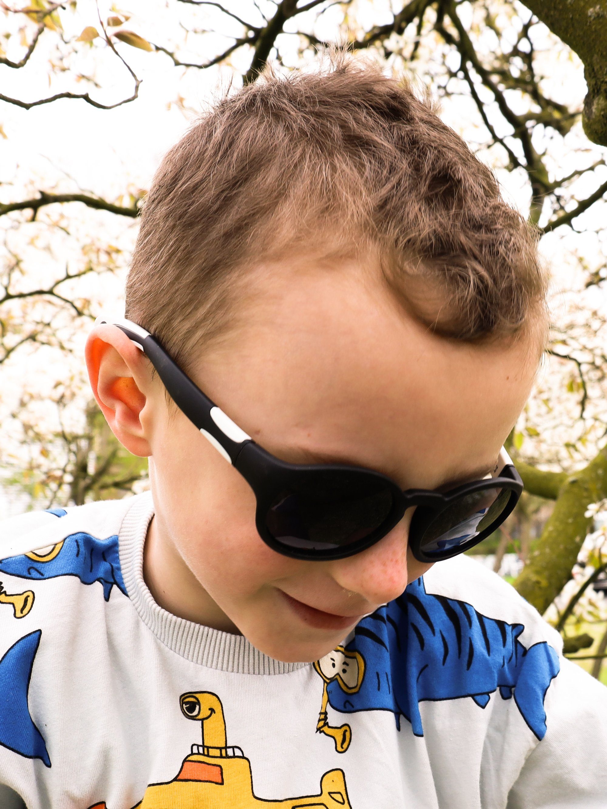 ActiveSol SUNGLASSES Sonnenbrille für Kinder - Pan2Kids, Panto Design, 2 – 5 Jahre, polarisiert
