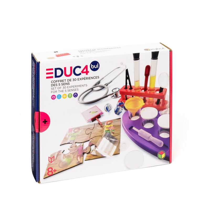 Coffret de 30 expériences des 5 sens Oxybul