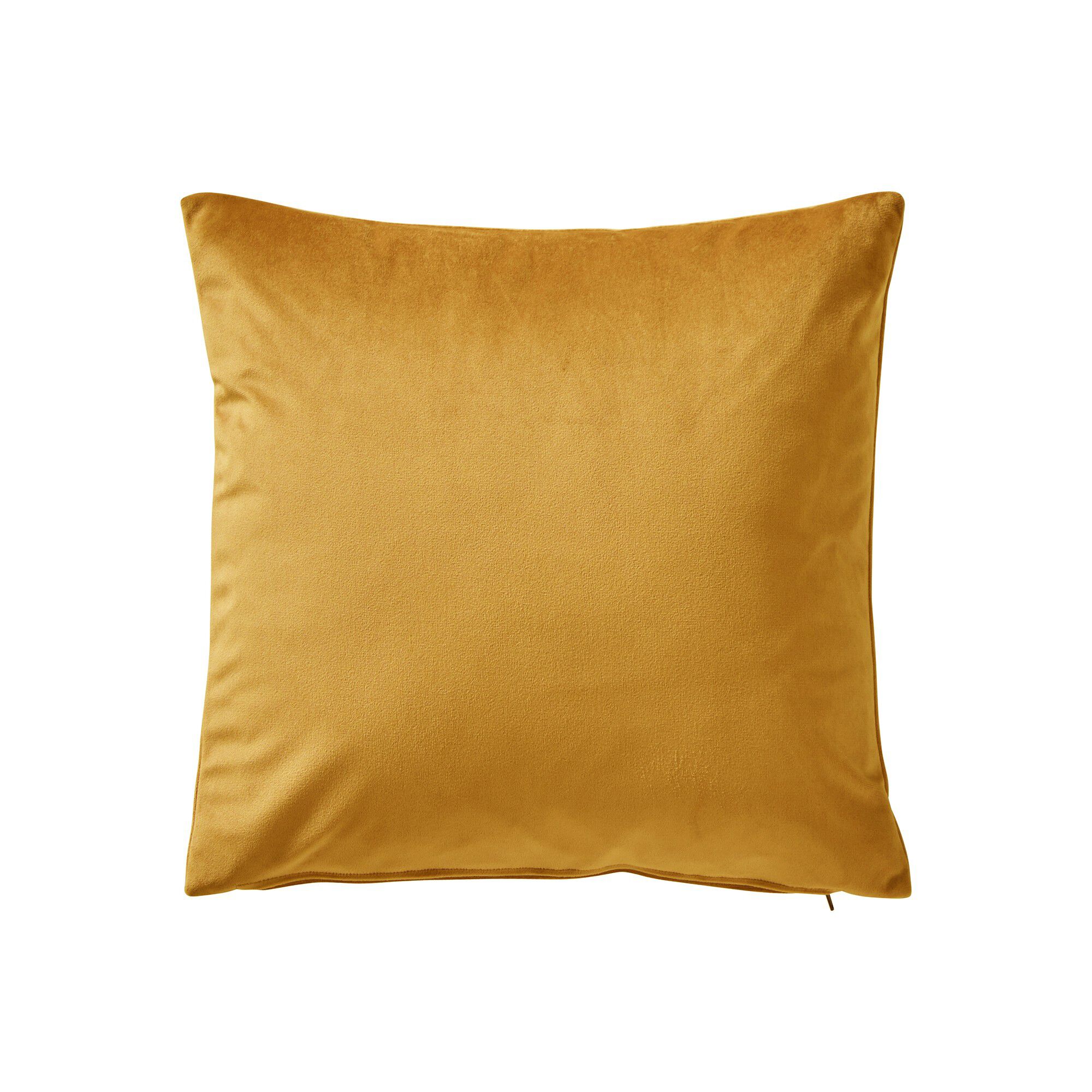 Housse coussin en velours uni