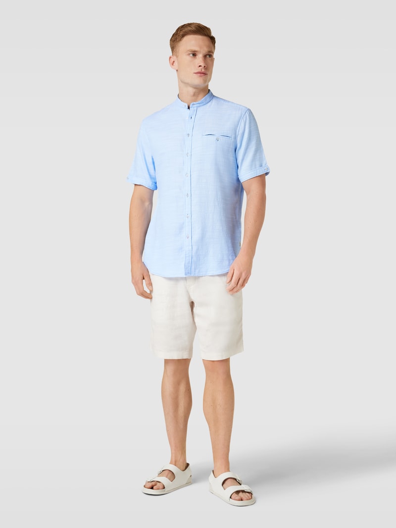 Freizeithemd mit Brusttasche in bleu