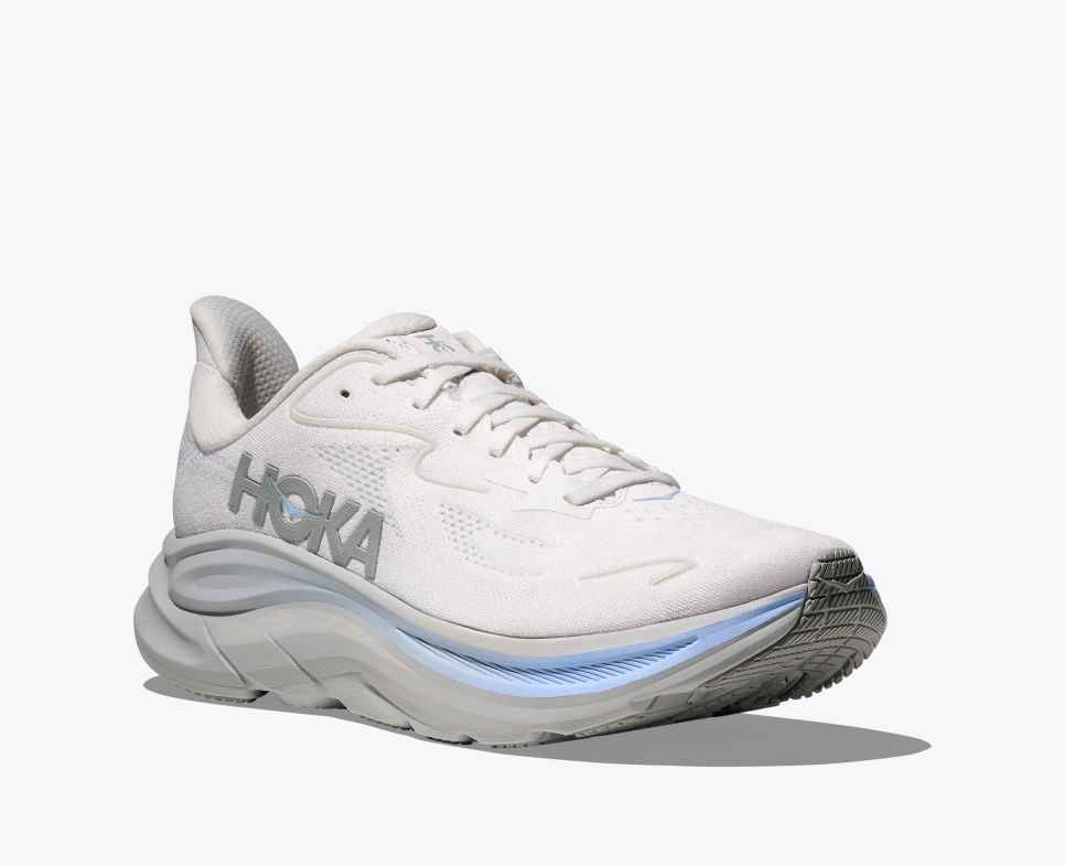 Clifton 10 White/Glacier Blue