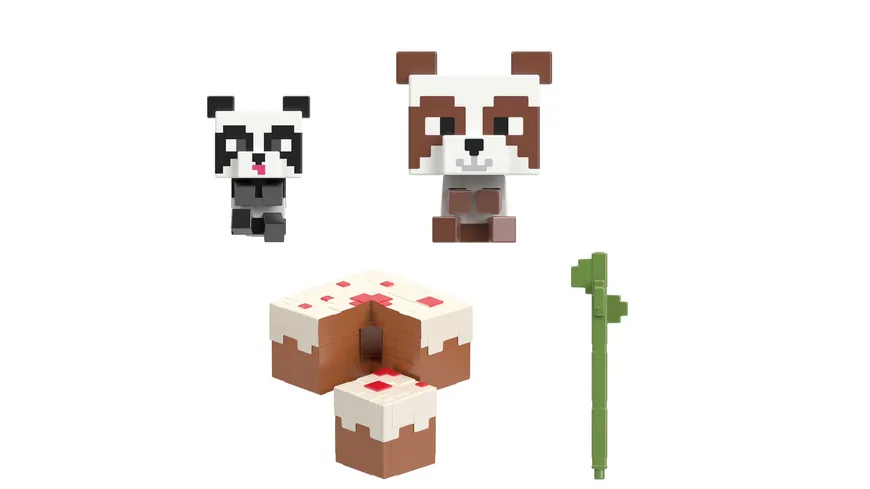 Minecraft Mob Head Panda 3-in-1 Spielset