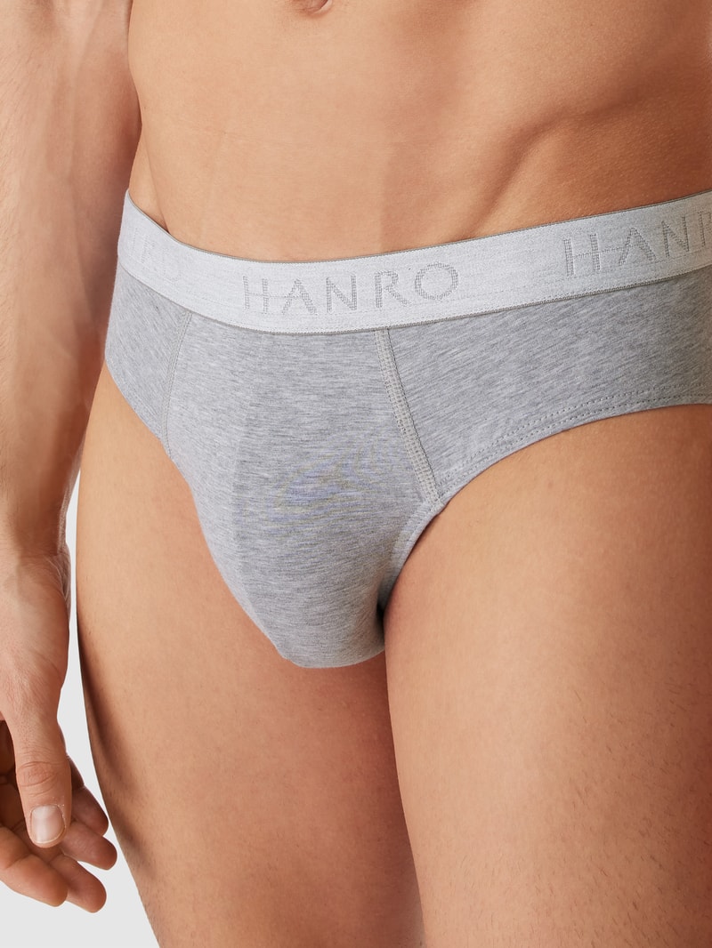 Slip mit Label-Details im 2er-Pack in dunkelblau