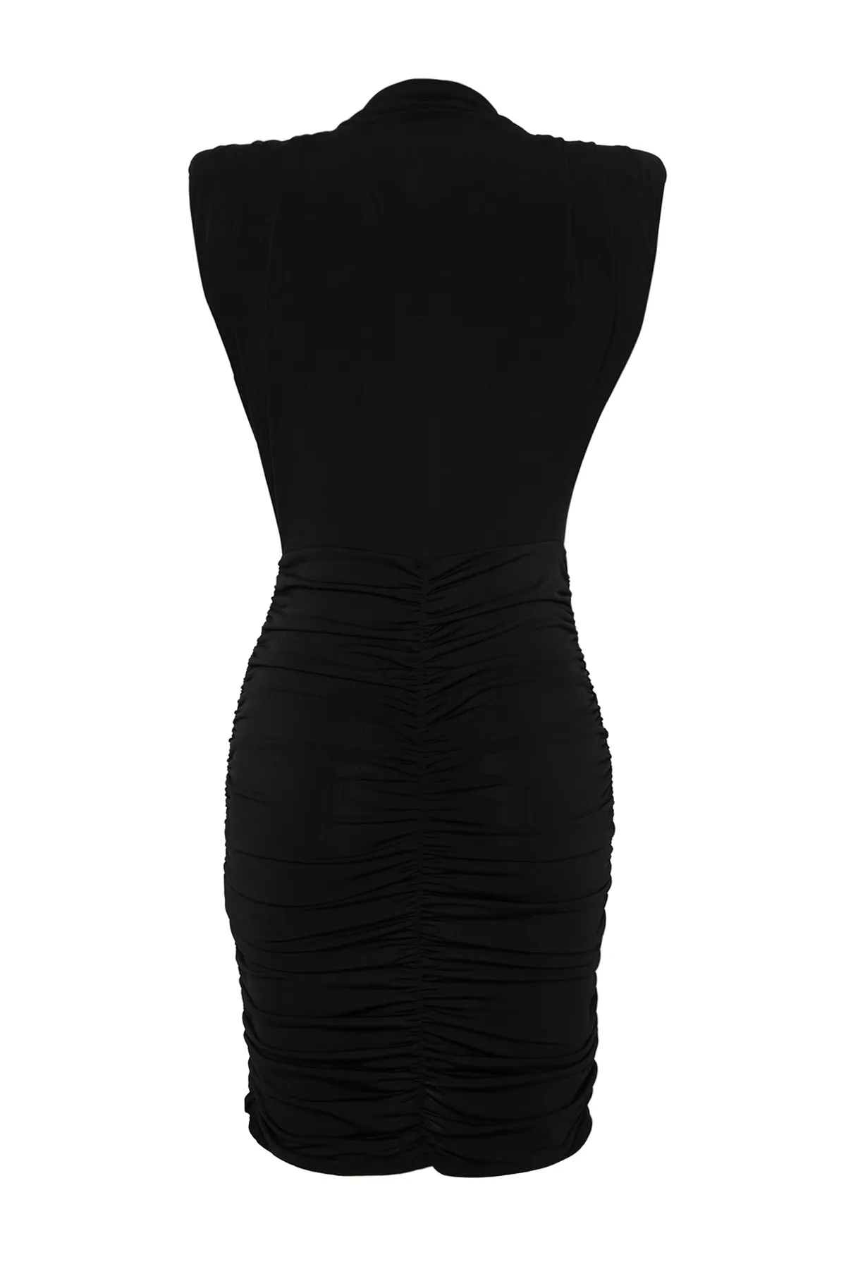 Trendyol Collection  Schwarzes, figurbetontes Kleid TPRSS24EL00162