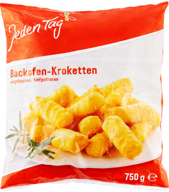 Jeden Tag Backofen Kroketten extra knusprig