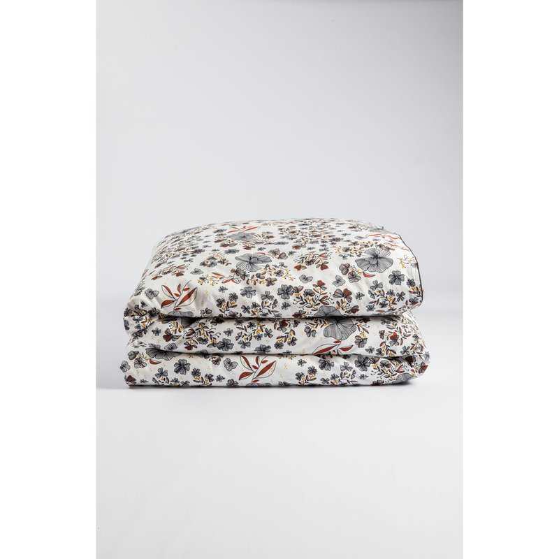 Housse de Couette Coton Bio pour lit bébé Flora