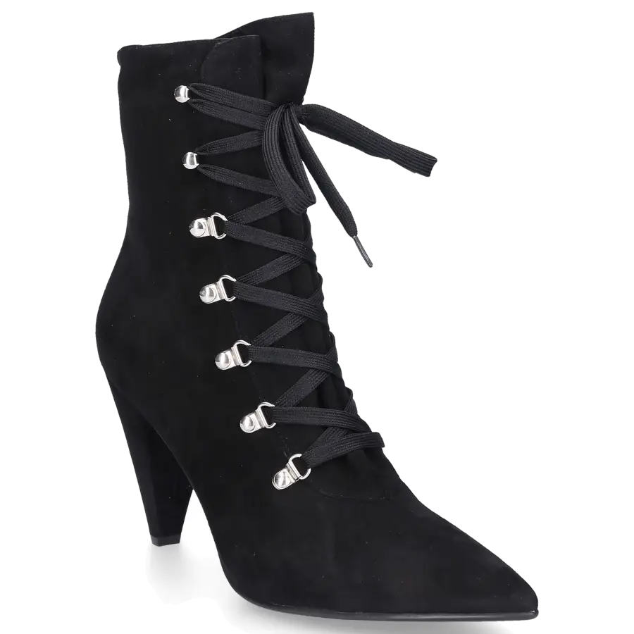 Gianvito Rossi - Stiefeletten WATERLOO Veloursleder - schwarz