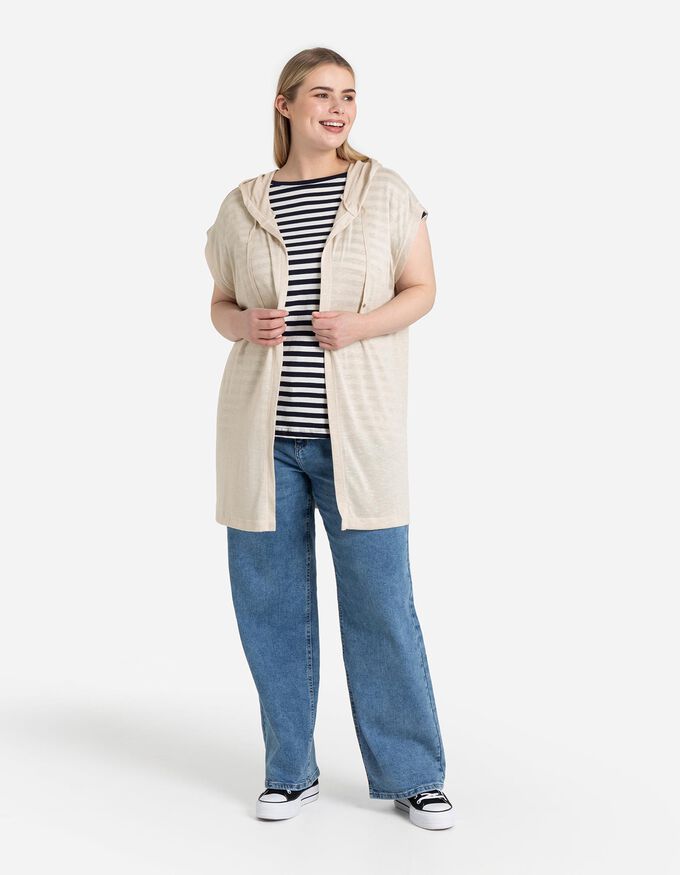 Longcardigan - Viskose-Mix