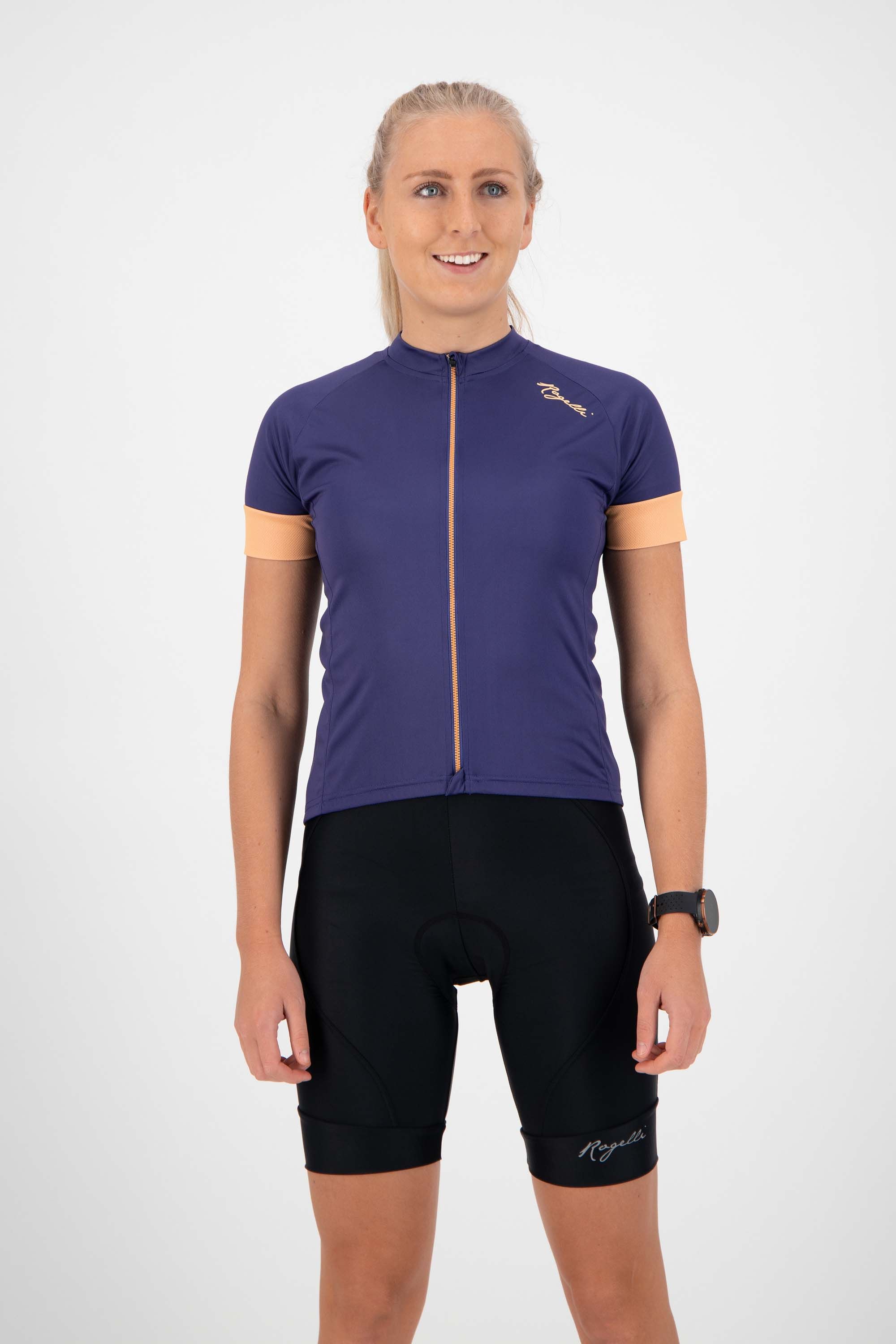 Rogelli Modesta Purple Pink Damen Radtrikot