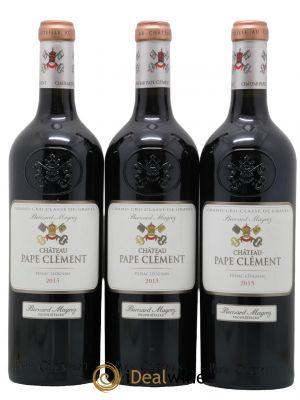 Château Pape Clément Cru Classé de Graves  2015 - Lot de 3 Bouteilles