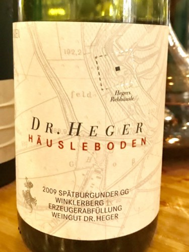 Dr. HegerHäusleboden Spätburgunder GG 2019