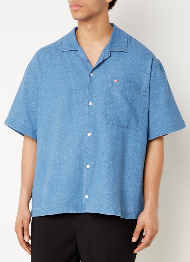 HUGO BOSS Egeeno predimenzionirana chambray košulja