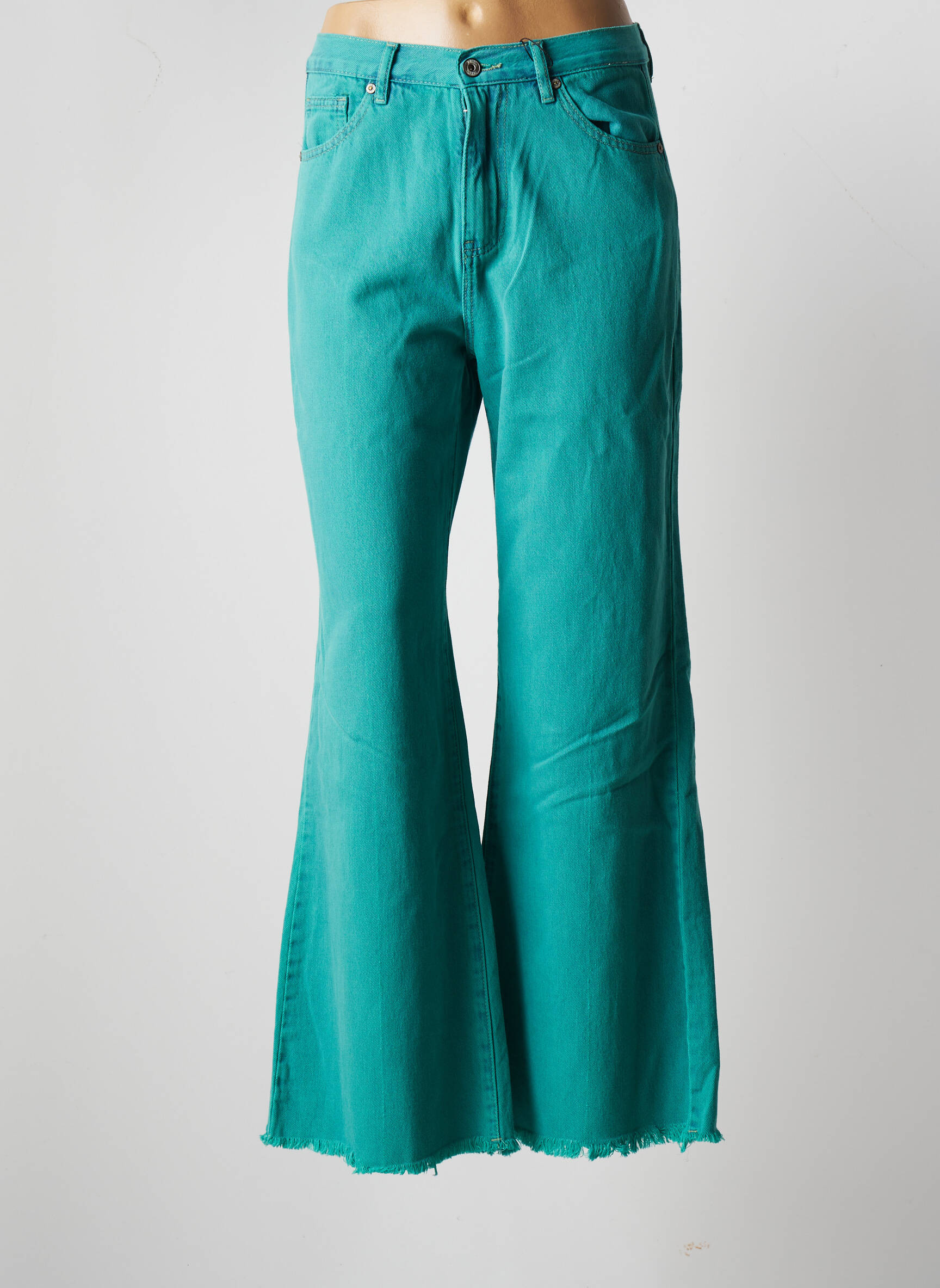 Dixie Jeans Coupe Large Femme couleur bleu