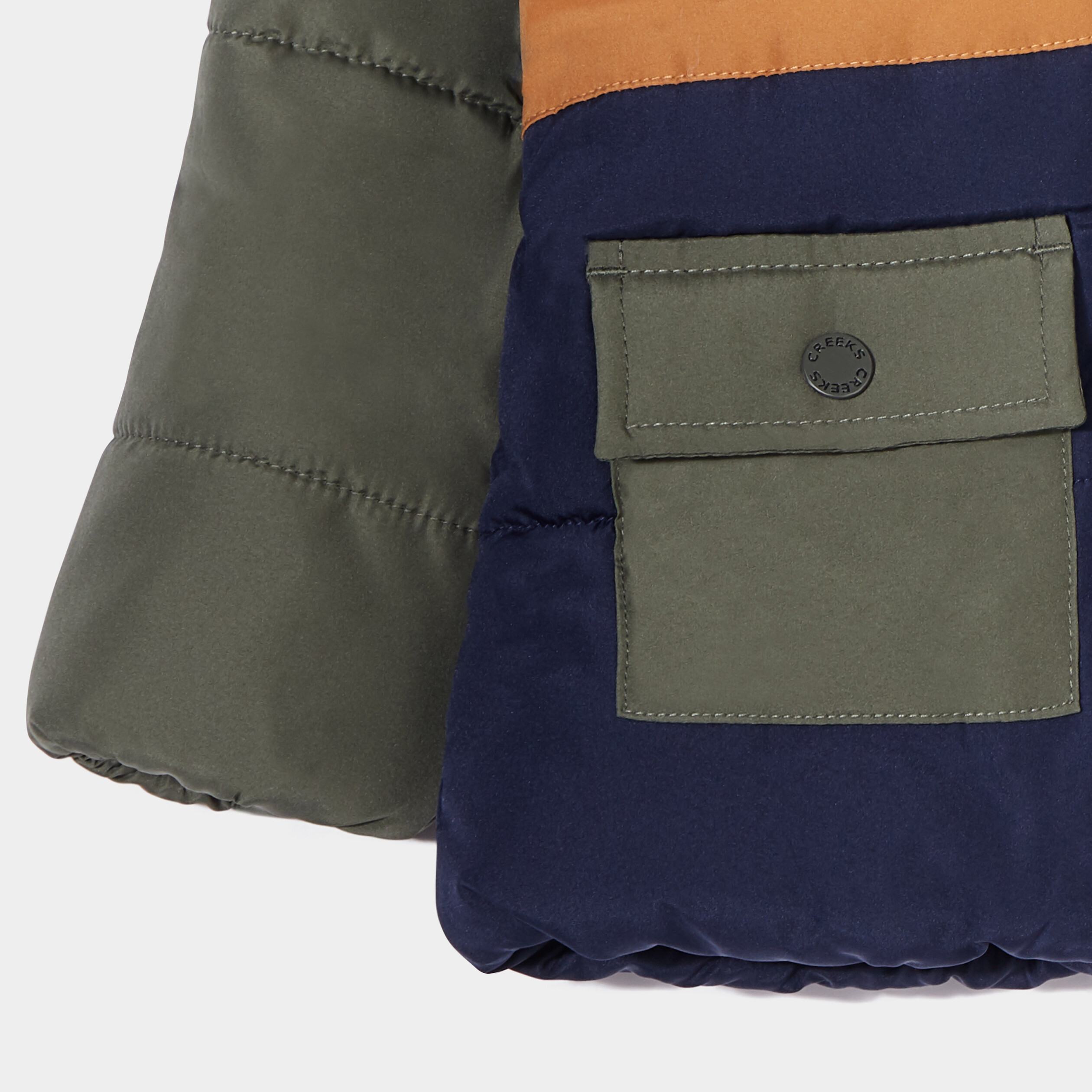 Doudoune à capuche doublure laine mouton bleu marine bébé garçon | La Halle