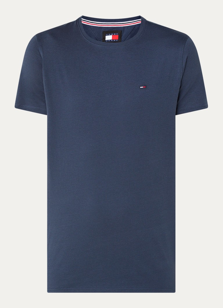 Tricou Tommy Hilfiger cu logo brodat