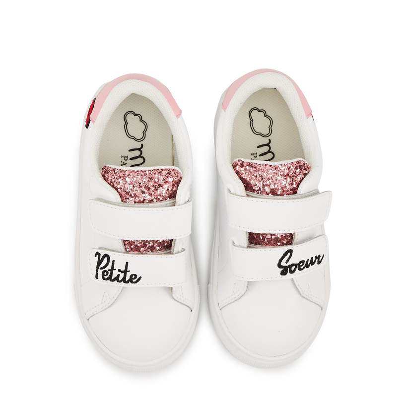 Baskets en cuir Mini Edith petite soeur