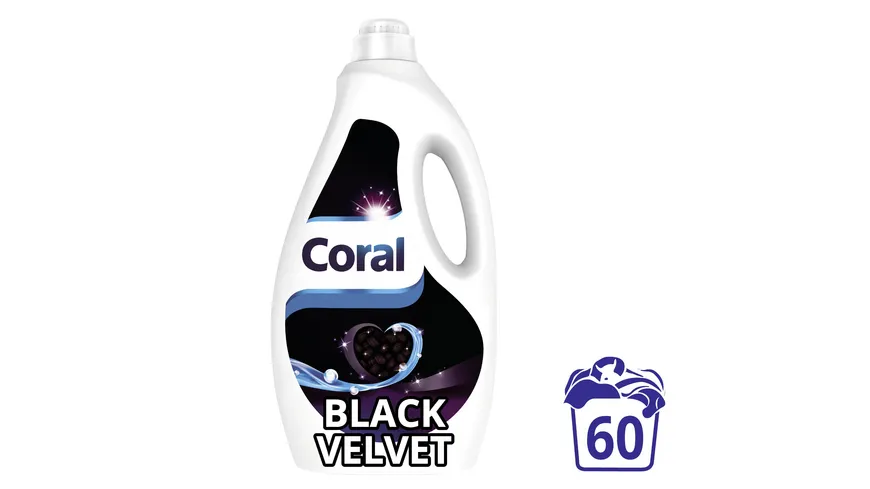 Coral Flüssigwaschmittel Black Velvet XXL 60 3 l
