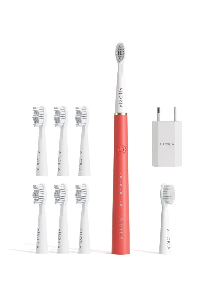 Ailoria PRO SMILE SET USB-Schallzahnbürste in Coral günstig kaufen onesize
