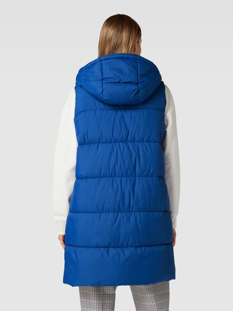 Weste mit Steppnähten Modell 'Puffer' in blau