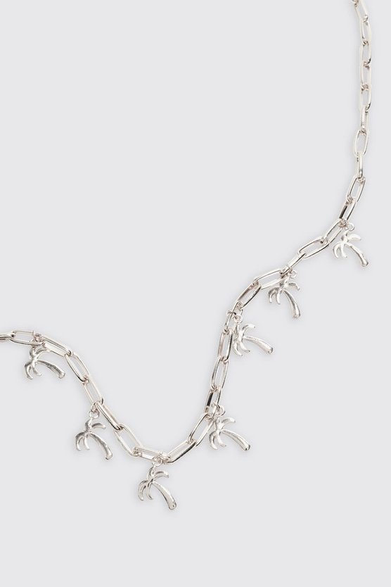 Palm Tree Charm Necklace