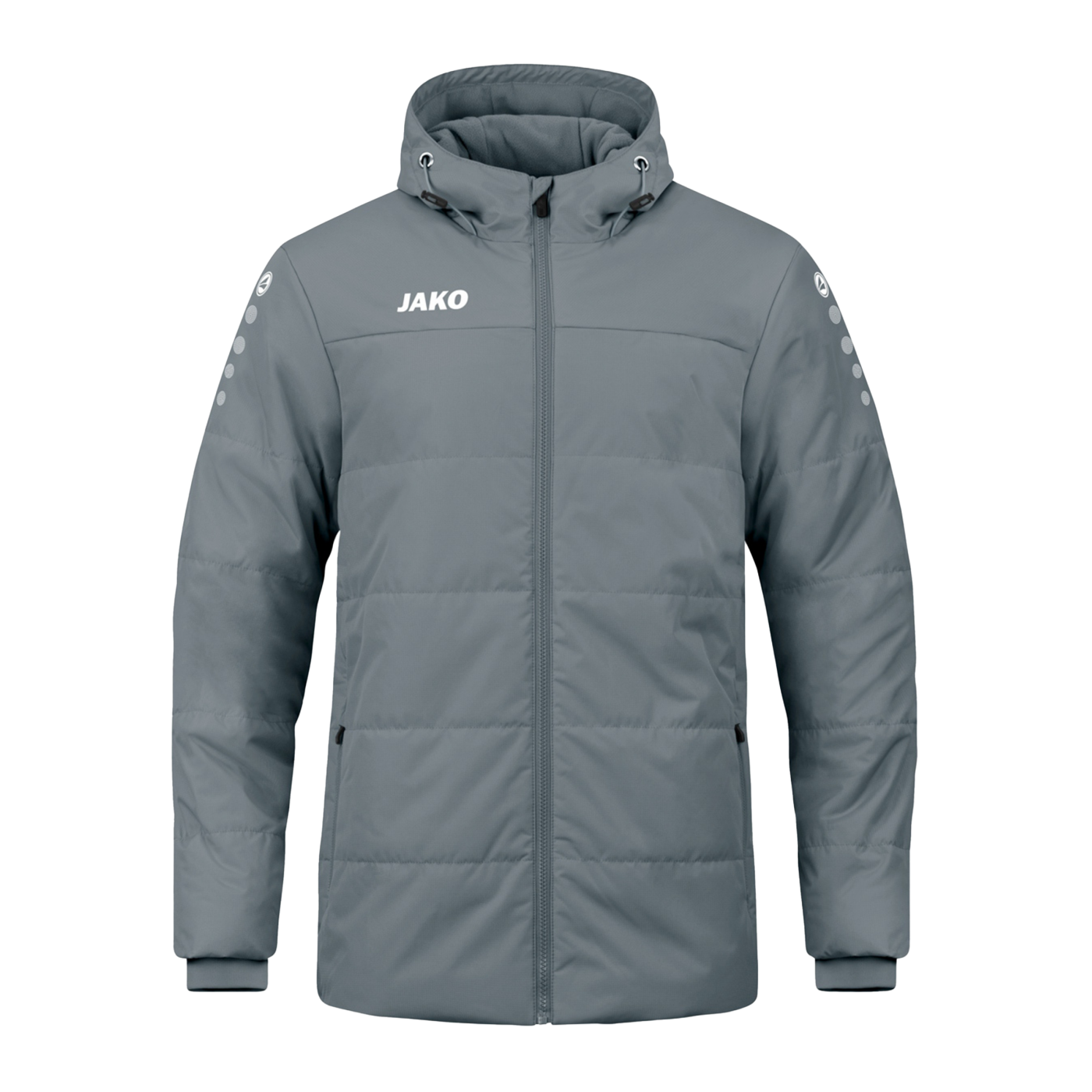 JAKO Team Coach Kapuzenjacke Kids Grau F840