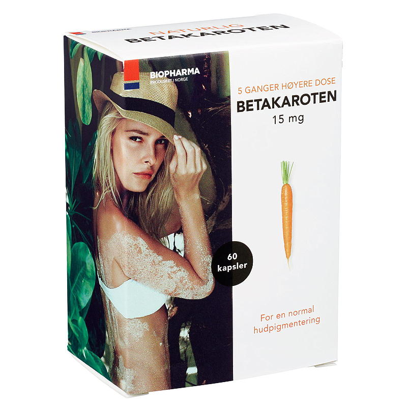 Biopharma Betakaroten 60 stk Biopharma