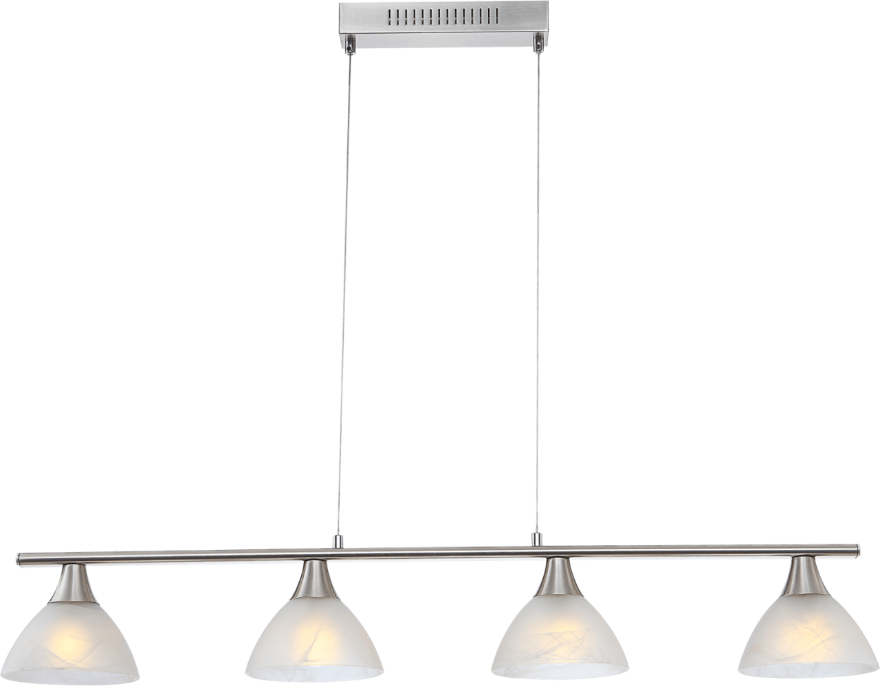 Globo Lighting - RUBEN - Hängeleuchte Metall Nickel matt, 4x E14 LED
