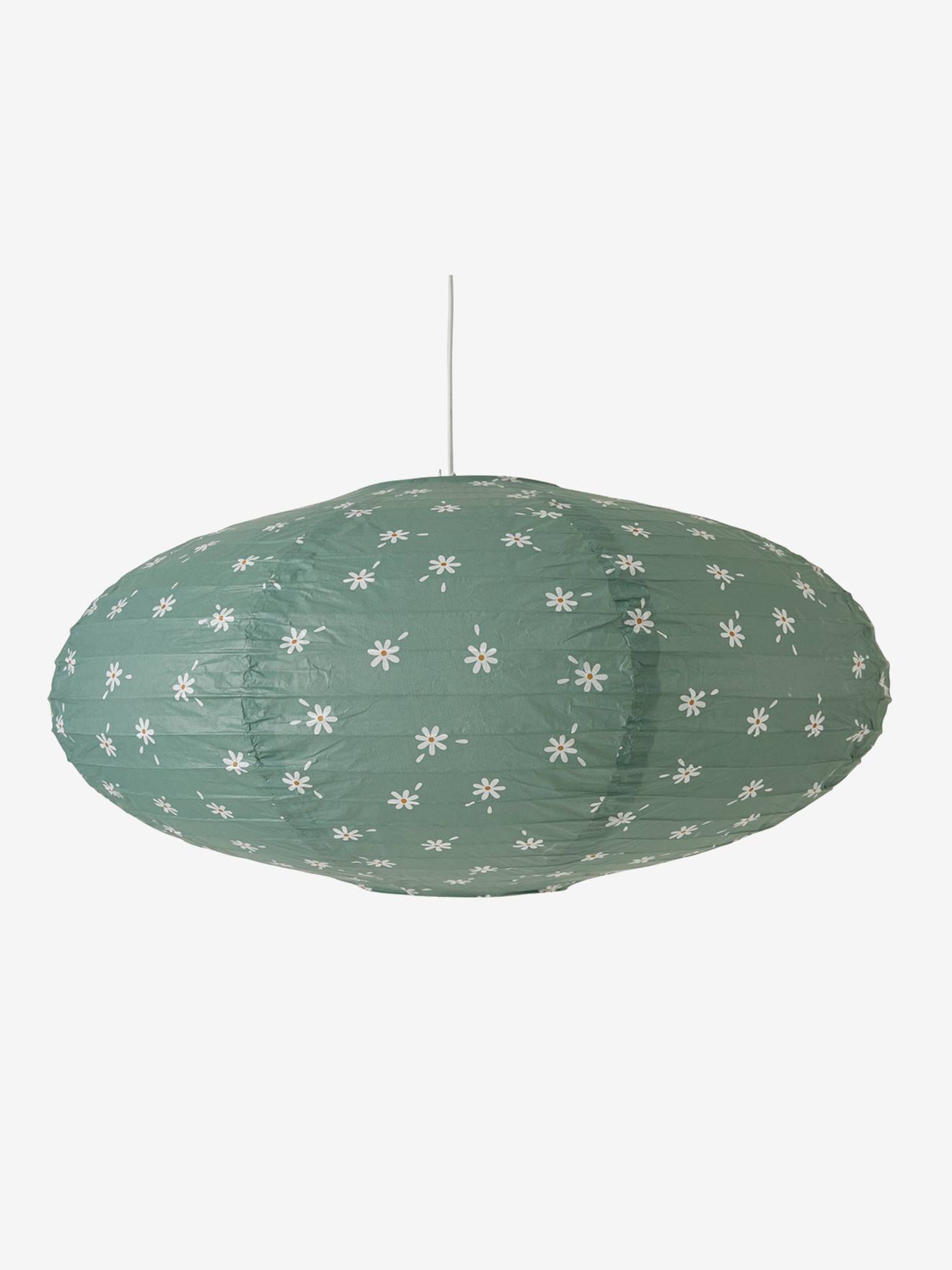 Abat-jour pour suspension boule en papier vert