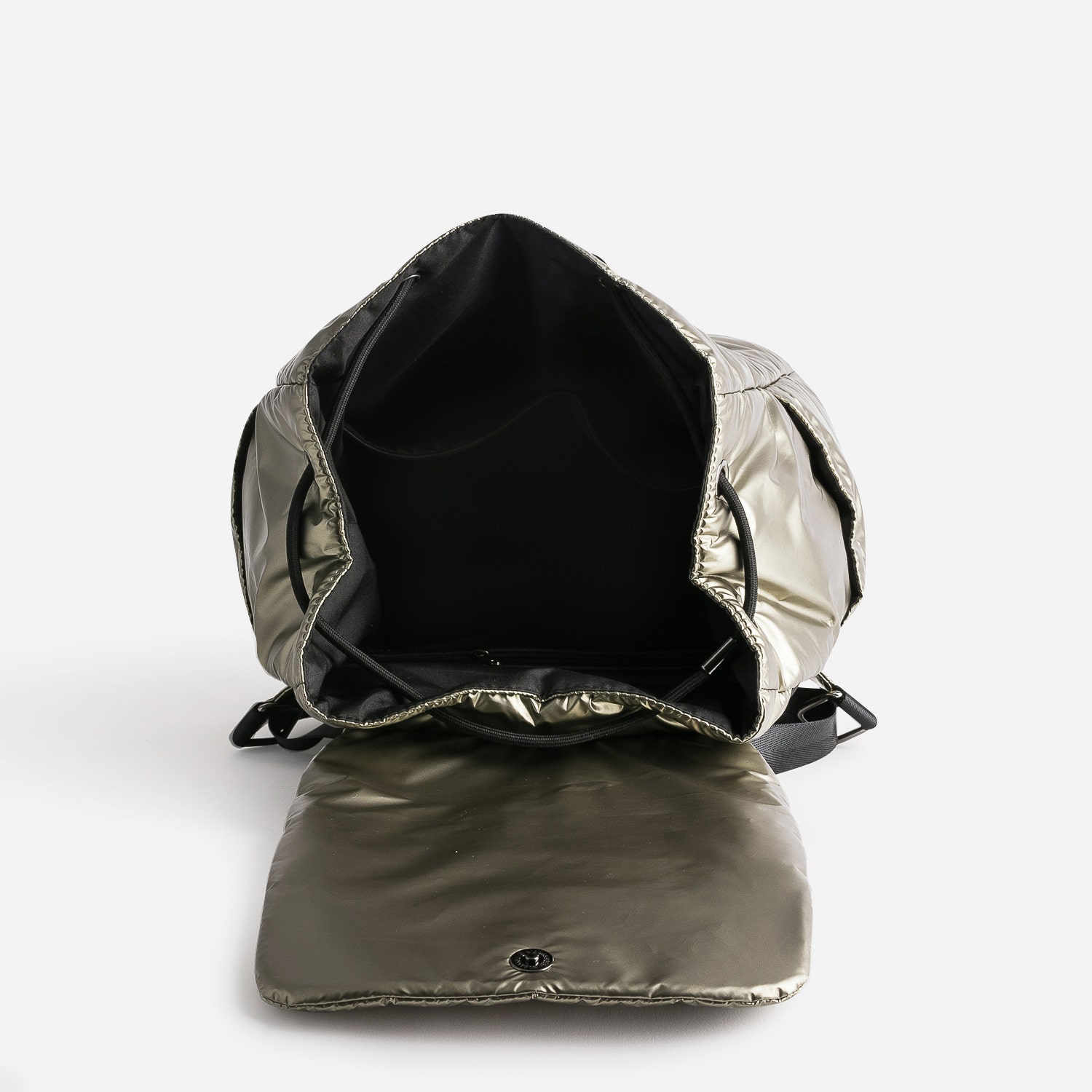 Sac à dos TEXTO bronze matelassé
