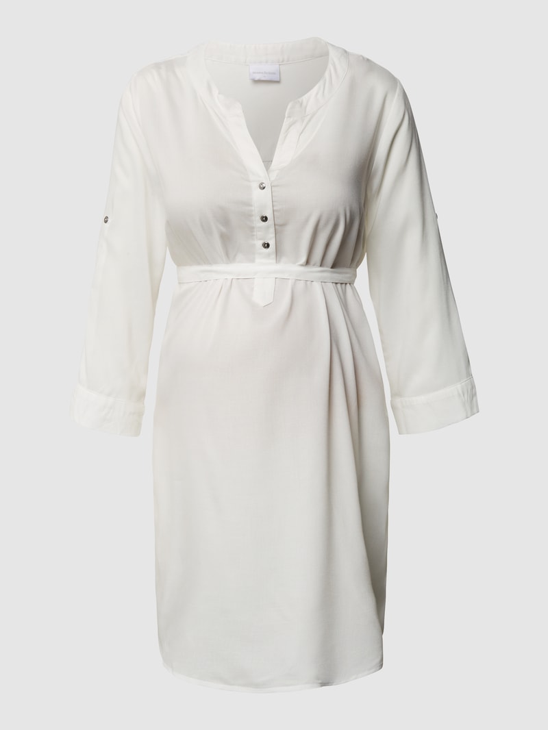 Umstands-Bluse aus Viskose in offwhite