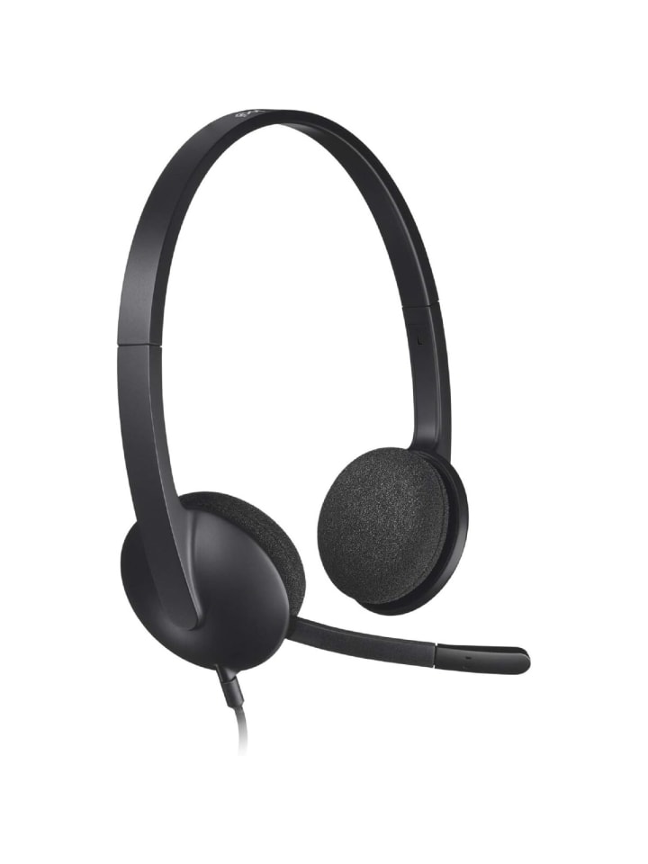 Logitech H340 Headset – Komfortabler Kopfhörer mit Mikrofon für in Schwarz günstig kaufen onesize