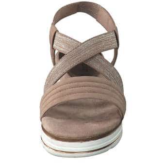 Marco Tozzi Earth Edition Keilsandale in rosa