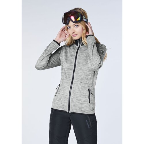 FLEECEJACKE MIT FIGURBETONTEM SCHNITT
