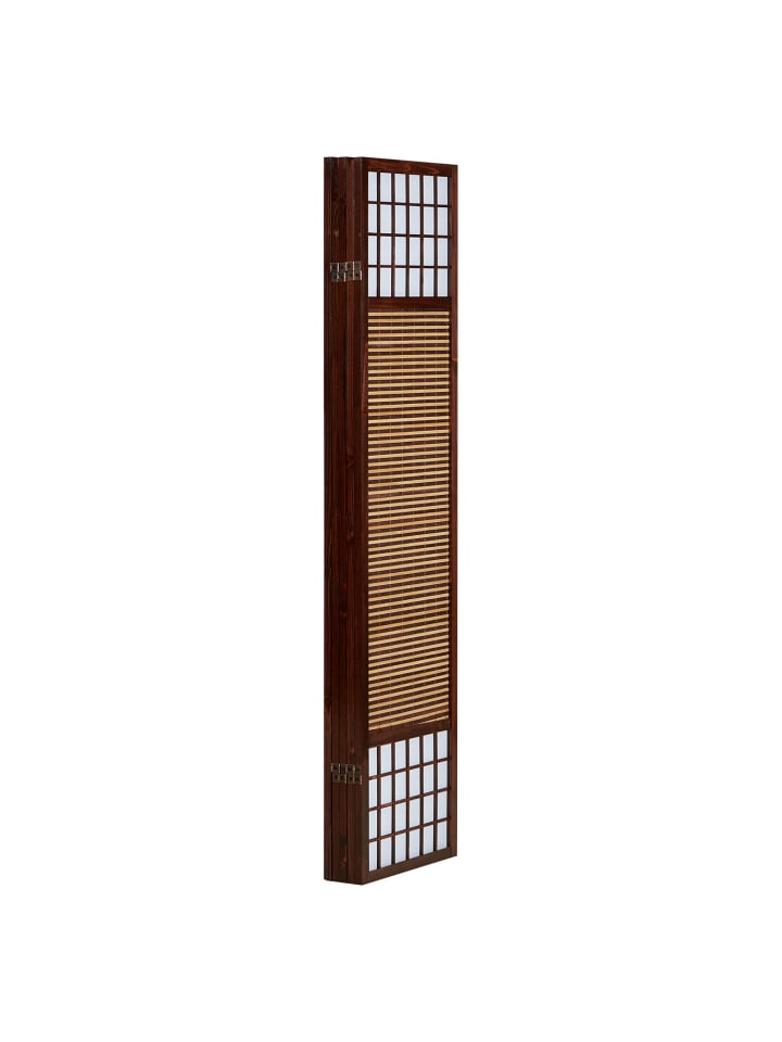 Homestyle4u 5-tlg. Paravent in Braun 220x175 günstig kaufen onesize